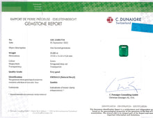 Load image into Gallery viewer, Natural Zambia Minor Emerald 21.83 cts Oct by SR-Takat