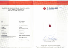 Load image into Gallery viewer, Natural Ruby No Heat Burma 5.05 cts Oval by SR-Takat