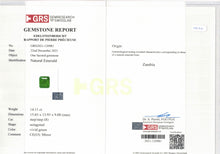 Load image into Gallery viewer, Natural Zambia Emerald 29.40 cts Octagon pair by SR-Takat