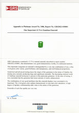 Load image into Gallery viewer, Natural Zambia Min Emerald 12.74 cts Oct by SR-Takat