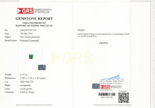 Load image into Gallery viewer, Natural Zambia Emerald 4.13 cts Octagon pair by SR-Takat