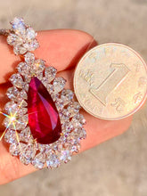 Load image into Gallery viewer, Magnificient Pigeon Blood No Heat Mozambique 10.25 cts Ruby Pendant by SR-Takat
