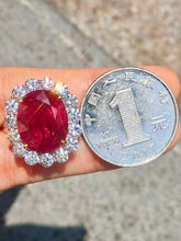 Load image into Gallery viewer, Magnificient Pigeon Blood No Heat Mozambique 11.08 cts Ruby Ring by SR-Takat