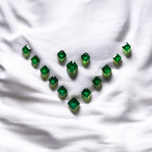 Load image into Gallery viewer, Classic Asscher Cut Natural Emerald Set by SR-Takat