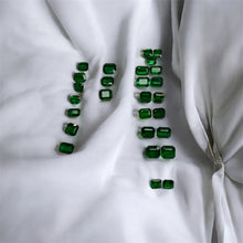 Load image into Gallery viewer, Classic Asscher Cut Natural Emerald Set by SR-Takat