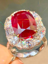Load image into Gallery viewer, Magnificient Pigeon Blood No Heat Mozambique 10.18 cts Ruby Ring by SR-Takat