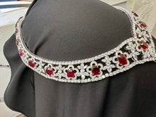 Load image into Gallery viewer, Natural Burmese Gubelin Pigeon Blood Ruby & Diamond 18k Gold Necklace 42.04 cts by SR-Takat