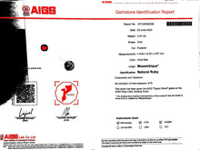 Load image into Gallery viewer, Magnificient Pigeon Blood No Heat Mozambique 3 cts each total of 27.50 cts Ruby necklace & crown combination by SR-Takat