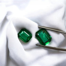Load image into Gallery viewer, Classic Asscher Cut Natural Emerald Set by SR-Takat