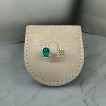 Load image into Gallery viewer, Grand Emerald Diamond 18k Platinum Ring by SR-Takat