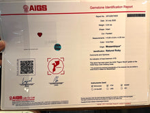 Load image into Gallery viewer, Magnificient Pigeon Blood No Heat Mozambique 3 cts each total of 27.59 cts Ruby necklace & crown combination by SR-Takat