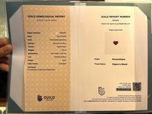 Load image into Gallery viewer, Magnificient Pigeon Blood No Heat Mozambique 3 cts each total of 27.59 cts Ruby necklace & crown combination by SR-Takat