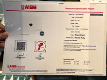 Load image into Gallery viewer, Magnificient Pigeon Blood No Heat Mozambique 3 cts each total of 27.59 cts Ruby necklace & crown combination by SR-Takat