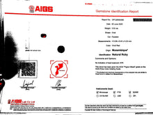 Load image into Gallery viewer, Magnificient Pigeon Blood No Heat Mozambique 3 cts each total of 27.90 cts Ruby necklace & crown combination by SR-Takat