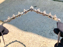 Load image into Gallery viewer, Magnificient Pigeon Blood No Heat Mozambique 3 cts each total of 27.90 cts Ruby necklace & crown combination by SR-Takat