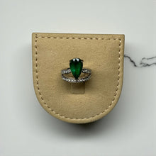 Load image into Gallery viewer, Grand Emerald Diamond 18k Platinum Ring by SR-Takat
