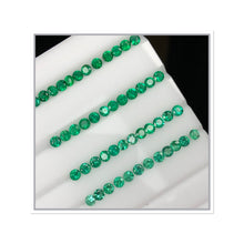 Load image into Gallery viewer, Natural Zambian Emerald Diamond Cut Round by Takat Gem SR