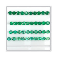 Load image into Gallery viewer, Natural Zambian Emerald Ovals by Takat Gem SR