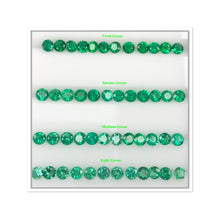 Load image into Gallery viewer, Natural Zambian Emerald Diamond Cut Round by Takat Gem SR