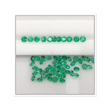 Load image into Gallery viewer, Natural Zambian Emerald Diamond Cut Round by Takat Gem SR