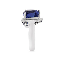 Load image into Gallery viewer, 18K Gold Ring with Tanzanite and Diamonds