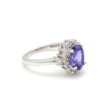Load image into Gallery viewer, 14K Gold Ring with Tanzanite and Diamonds