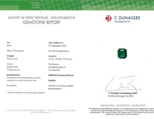 Load image into Gallery viewer, Natural Zambia Minor Emerald 16.62 cts Oct by SR-Takat
