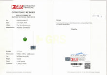 Load image into Gallery viewer, Natural Zambia No-Oil Emerald 7.51 cts Round Pair by SR-Takat
