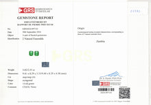 Load image into Gallery viewer, Natural Zambia No Oil Emerald 5.57 cts Octagon pair by SR-Takat
