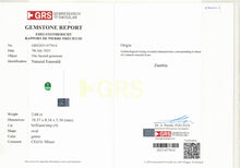 Load image into Gallery viewer, Natural Zambia Minor Emerald 5.18 cts Oval pair by SR-Takat
