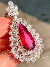 Load image into Gallery viewer, Magnificient Pigeon Blood No Heat Mozambique 10.25 cts Ruby Pendant by SR-Takat

