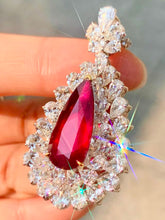 Load image into Gallery viewer, Magnificient Pigeon Blood No Heat Mozambique 10.25 cts Ruby Pendant by SR-Takat
