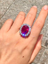 Load image into Gallery viewer, Magnificient Pigeon Blood No Heat Mozambique 11.08 cts Ruby Ring by SR-Takat
