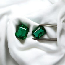 Load image into Gallery viewer, Classic Asscher Cut Natural Emerald Set by SR-Takat
