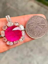 Load image into Gallery viewer, Magnificient Pigeon Blood No Heat Mozambique 14.24 cts Ruby Ring by SR-Takat
