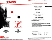 Load image into Gallery viewer, Magnificient Pigeon Blood No Heat Mozambique 3 cts each total of 27.50 cts Ruby necklace &amp; crown combination by SR-Takat
