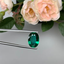 Load image into Gallery viewer, Natural Zambia Ins Emerald 8.04 cts Oval by SR-Takat
