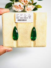Load image into Gallery viewer, Natural Zambia  Min Emerald 37.81 cts Pear pair by SR-Takat
