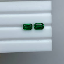 Load image into Gallery viewer, Natural Zambia No Oil Emerald 3.06 cts Octagon pair by SR-Takat
