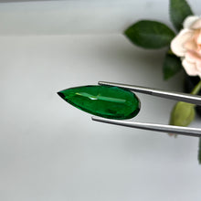 Load image into Gallery viewer, Natural Zambia Minor Emerald 16.29 cts Pear by SR-Takat
