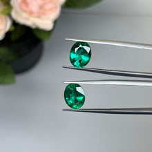 Load image into Gallery viewer, Natural Zambia Minor Emerald 5.18 cts Oval pair by SR-Takat

