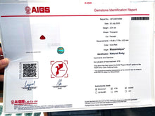 Load image into Gallery viewer, Magnificient Pigeon Blood No Heat Mozambique 3 cts each total of 27.59 cts Ruby necklace &amp; crown combination by SR-Takat
