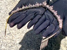 Load image into Gallery viewer, Magnificient Pigeon Blood No Heat Mozambique 3 cts each total of 27.59 cts Ruby necklace &amp; crown combination by SR-Takat
