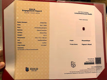 Load image into Gallery viewer, Magnificient Pigeon Blood No Heat Mozambique 3 cts each total of 28.34 cts Ruby necklace &amp; crown combination by SR-Takat
