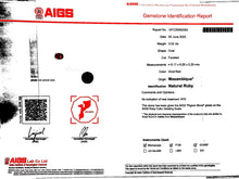 Load image into Gallery viewer, Magnificient Pigeon Blood No Heat Mozambique 3 cts each total of 27.90 cts Ruby necklace &amp; crown combination by SR-Takat
