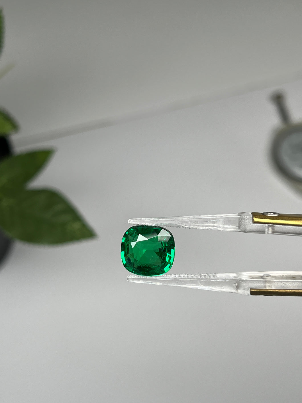 Natural Zambia Minor to Moderate Emerald 3.78 cts Cus by SR-Takat
