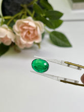 Load image into Gallery viewer, Natural Zambia Minor Emerald 7.62 cts Oval by SR-Takat
