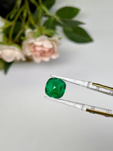 Load image into Gallery viewer, Natural Zambia Emerald 6.07 cts Cushion by SR-Takat

