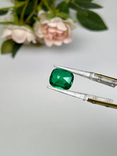 Load image into Gallery viewer, Natural Zambia Emerald 7.46 cts Cushion by SR-Takat
