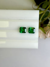 Load image into Gallery viewer, Natural Zambia Emerald 4.13 cts Octagon pair by SR-Takat
